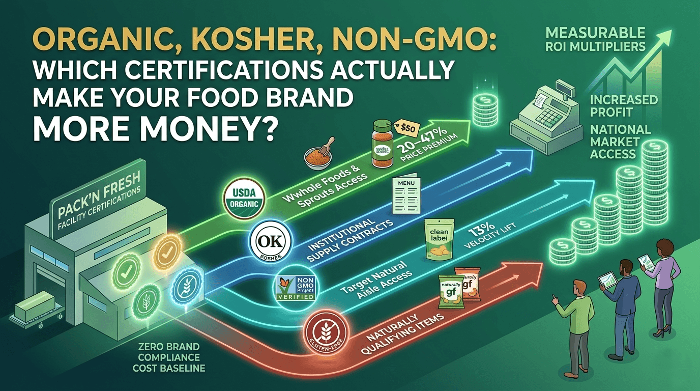 food brand certifications ROI