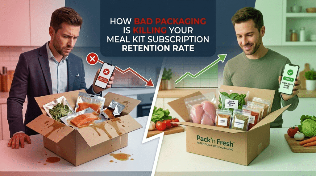 meal kit subscription retention packaging solution