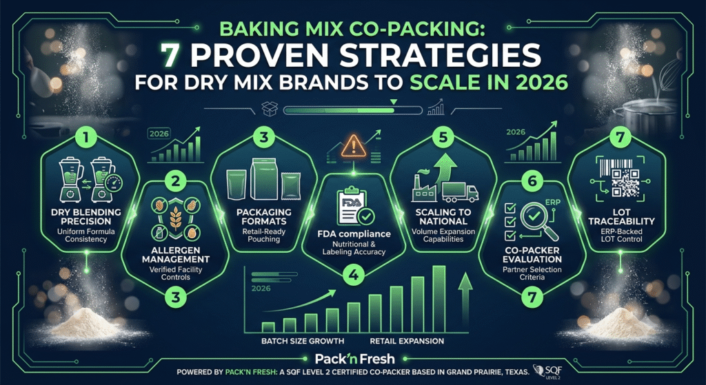 Baking Mix Co-Packing: 7 Proven Strategies for Dry Mix Brands to Scale in 2026 2 baking mix co-packing dry mix brand scale strategies 2026