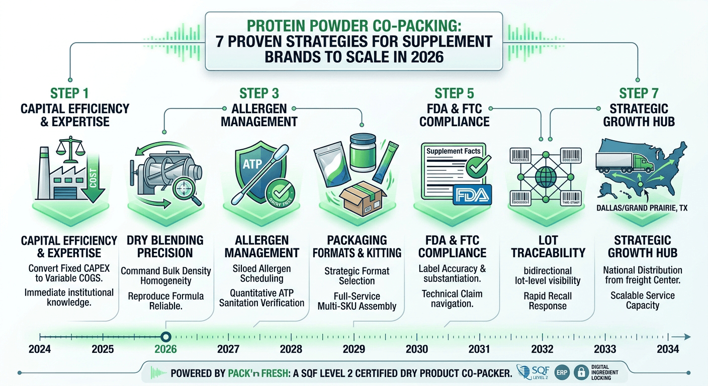 7 Proven Strategies for Supplement Brands to Scale in 2026 4 Protein Powder Co-Packing